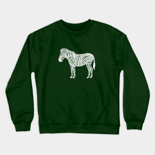 Zebra - detailed hand drawn animal Crewneck Sweatshirt